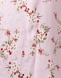 Fabric image thumbnail - L.K. Bennett -  Boyd Pink Print Silk Jacquard Dress