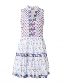 Product image thumbnail - Oliphant - Tulip Blue Print Cotton Voile Dress