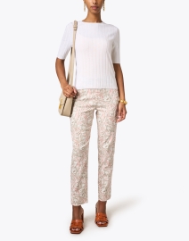 Look image thumbnail - Allude - Ivory Merino Wool Knit Top