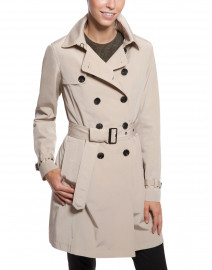 Jane Post - Stone Zip-Out Liner Trench Coat