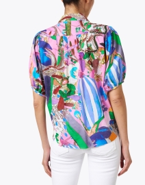 Back image thumbnail - Soler - Villamarie Multi Print Cotton Top