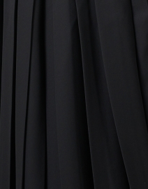 Fabric image thumbnail - Fabiana Filippi - Black Pleated Wrap Dress