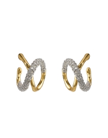 Product image thumbnail - Alexis Bittar - Solanales Gold Twist Earrings