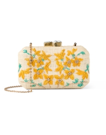 Product image thumbnail - Pamela Munson - Forsythia Embroidered Floral Clutch