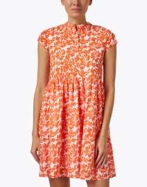 Front image thumbnail - Ro's Garden - Feloi Orange Print Dress