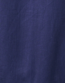 Fabric image thumbnail - Bella Tu - Ceci Navy Embroidered Linen Jacket