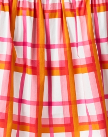 Fabric image thumbnail - Caliban - Orange and Pink Plaid Cotton Shirt