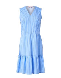 Product image thumbnail - Jude Connally - Annabelle Periwinkle Thin Stripe Dress