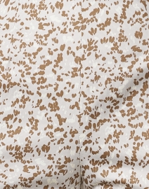 Fabric image thumbnail - Piazza Sempione - Monia Beige Printed Stretch Cotton Pant