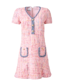 Product image thumbnail - Weill - Cindya Pink Tweed Dress
