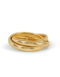 Product image thumbnail - Janis by Janis Savitt - Triple Gold Cobra Bracelet