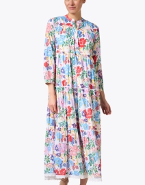 Front image thumbnail - Ro's Garden - Rio Multicolor Floral Print Dress
