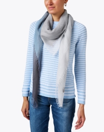 Look image thumbnail - Jane Carr - Blue Ombre Cashmere Scarf