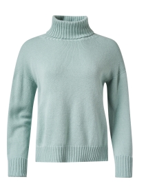 Blue Turtleneck Sweater