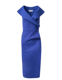Product image thumbnail - Chiara Boni La Petite Robe - Fiynorc Deep Blue Stretch Jersey Dress