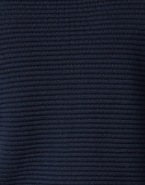 Fabric image thumbnail - Lisa Todd - Navy Cotton Rib Knit Sweater