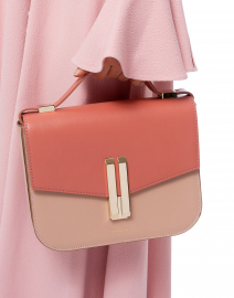 Vancouver Blush and Pink Leather Crossbody Bag