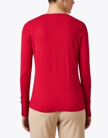 Back image thumbnail - J'Envie - Red Button Cuff Top