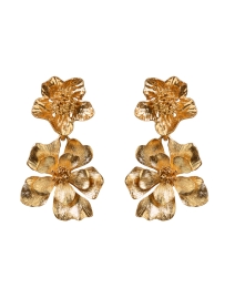 Product image thumbnail - Oscar de la Renta - Classic Flower Drop Earrings