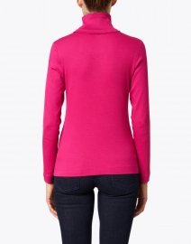 Back image thumbnail - Marc Cain Sports - Magenta Stretch Cotton Top