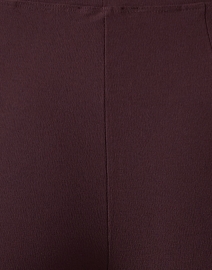 Fabric image thumbnail - Eileen Fisher - Burgundy Stretch Crepe Slim Ankle Pant