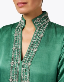 Extra_1 image thumbnail - Bella Tu - Marilyn Green Embroidered Tunic Top