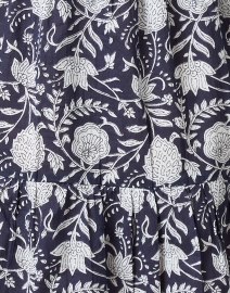 Fabric image thumbnail - Jude Connally - Monaco Navy and White Floral Cotton Dress
