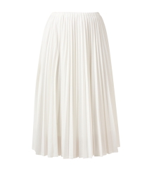 Ivory Plisse Skirt