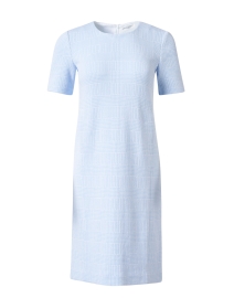 Luca Blue Cotton Tweed Dress