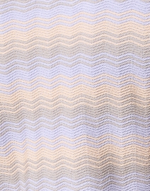 Fabric image thumbnail - Emporio Armani - Grey and Pink Chevron Knit Jacket