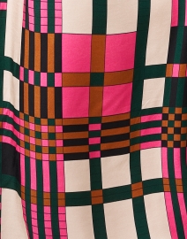 Fabric image thumbnail - Vilagallo - Esther Multi Plaid Wrap Shirt Dress