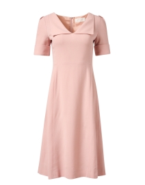 Rosie Pink Wool Crepe Dress
