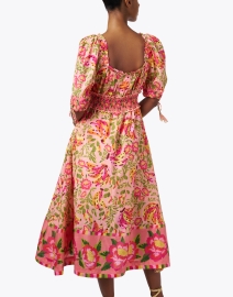 Back image thumbnail - Farm Rio - Pink and Yellow Multi Print Dress