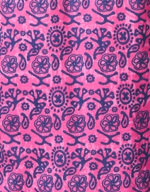 Fabric image thumbnail - Bella Tu - Pink Print Beaded Cotton Dress