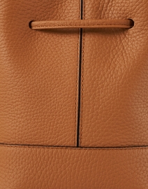 Fabric image thumbnail - Strathberry - Lana Osette Mini Tan Leather Bucket Bag