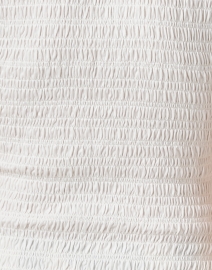Fabric image thumbnail - Veronica Beard - Henri White Cotton Crinkled Top
