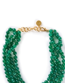 Extra_1 image thumbnail - Nest - Green Agate and Malachite Multistrand Necklace