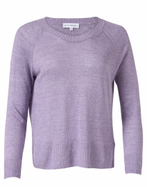 Lavender Linen Crewneck Sweater
