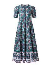 Product image thumbnail - Ro's Garden - Daphne Green Floral Dress