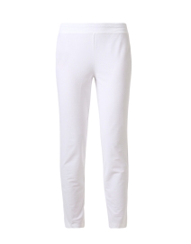 Product image thumbnail - Eileen Fisher - White Stretch Slim Ankle Pant