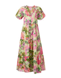 Poppy Tropical Print Cotton Dress