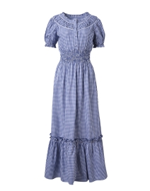 Dalia Blue Gingham Cotton Dress