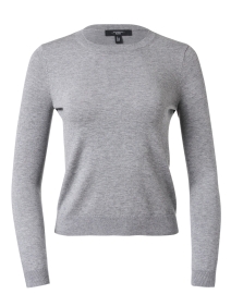 Sicilia Grey Silk Wool Sweater