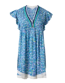 Sasha Blue Floral Mini Dress