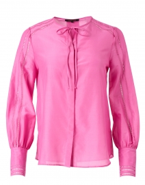 Lorna Pink Silk Blouse