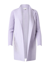 Lavender Purple Wool Cashmere Coat