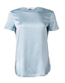 Product image thumbnail - Max Mara Leisure - Cortona Blue Silk Shirt