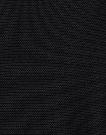 Fabric image thumbnail - Kinross - Black Garter Stitch Cotton Cardigan