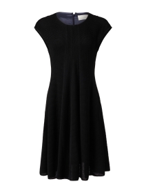Product image thumbnail - Emporio Armani - Black Ribbed Dress