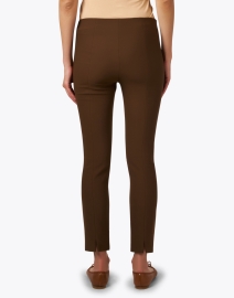 Back image thumbnail - Vince - Brown Bi-Stretch Pull On Pant